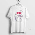 Original Santa Hat Unicorn Minimalist Cute Christmas White