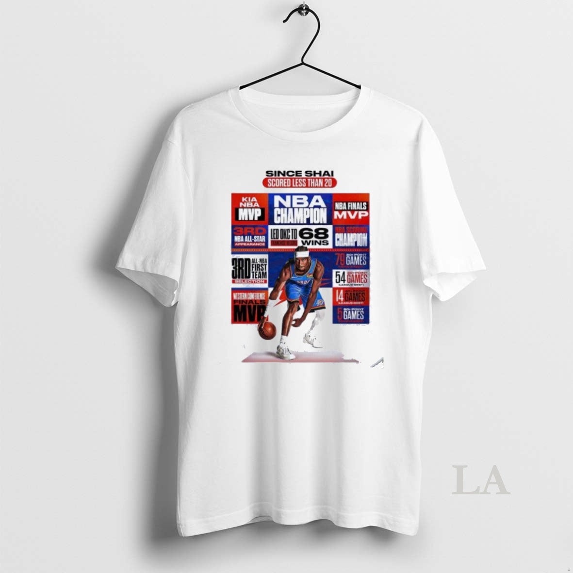 Original Shai Gilgeous Alexander 79 Straight 20 Point Games Tied With Oscar Robertson Nba