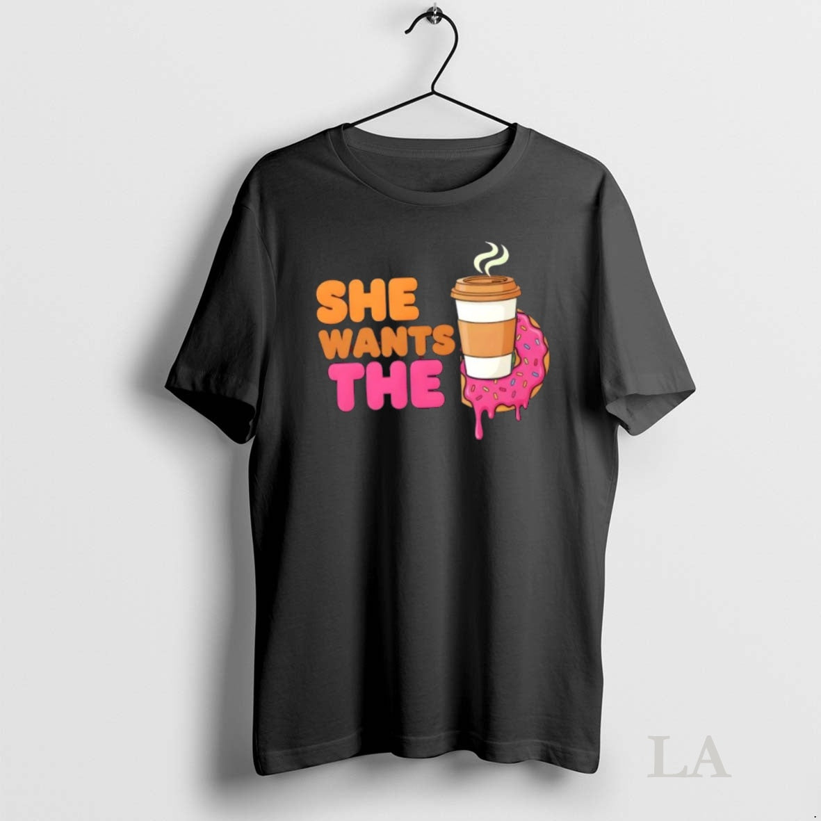 Original She Wants The D Coffee And Donut Pun