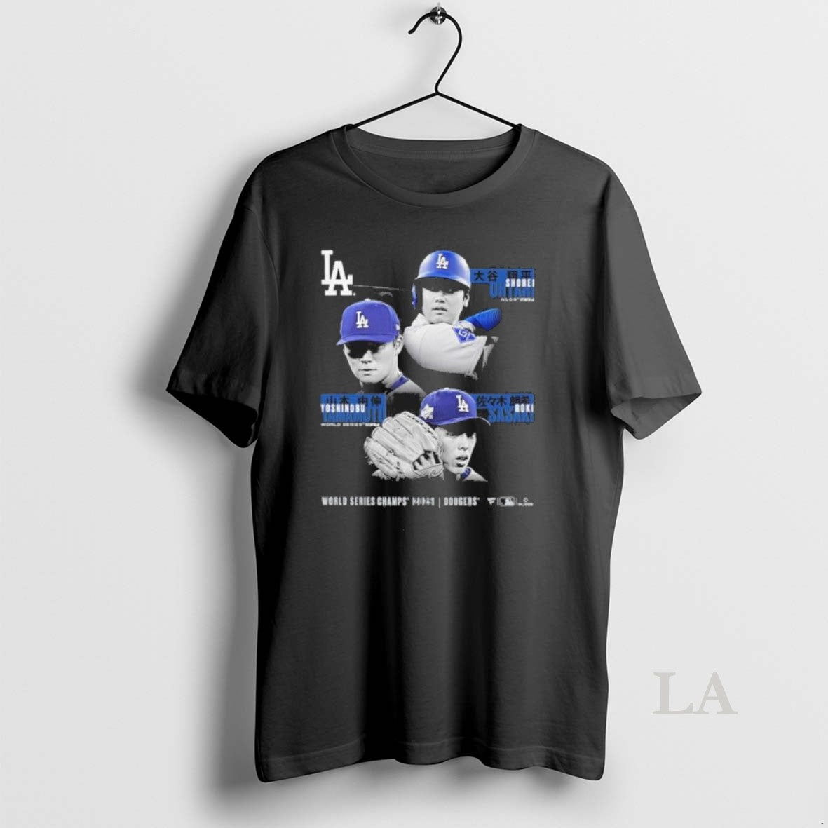 Original Shohei Ohtani Yoshinobu Yamamoto Roki Sasaki 2025 World Series Champions
