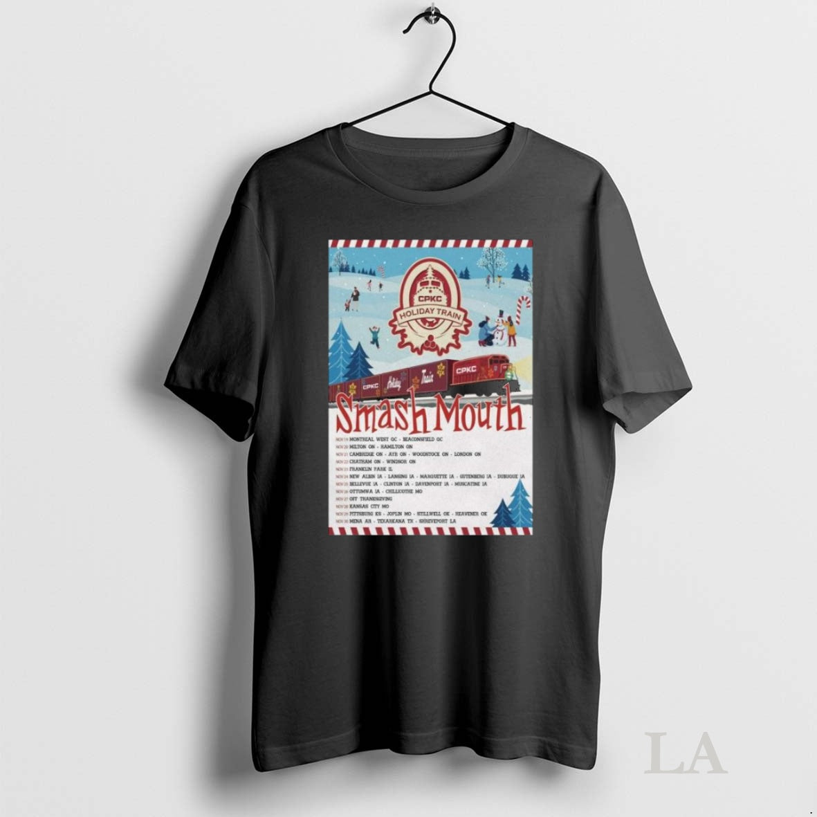 Original Smash Mouth Cpkc Holiday Train Event 2025 Tee Sweater