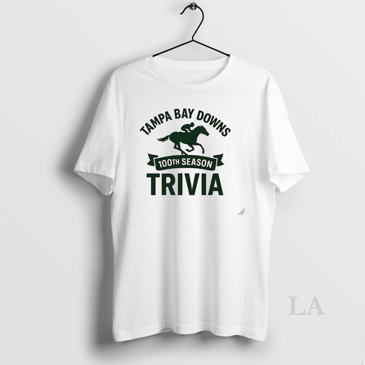 Original Tampa Bay Downs 100th Season Trivia 2025 Logo