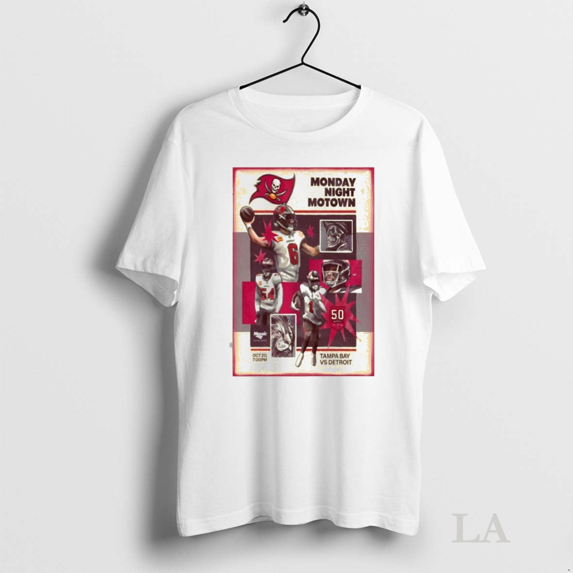 Original Tampa Bay Vs Detroit Oct 20 2025 At Ford Field Tee Sweater