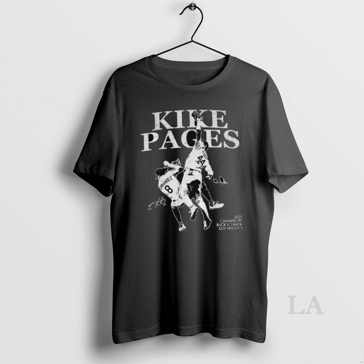 Original The Catch Los Angeles Champs Baseball Kike Pages Signature 2025 Champions Back To Back