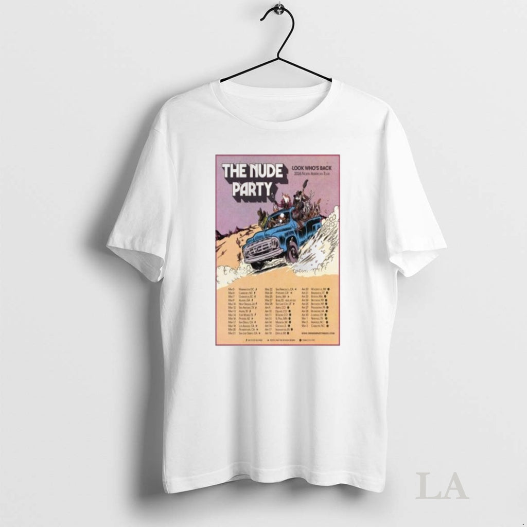 Original The Nude Party North American Tour 2026 Tee Sweater