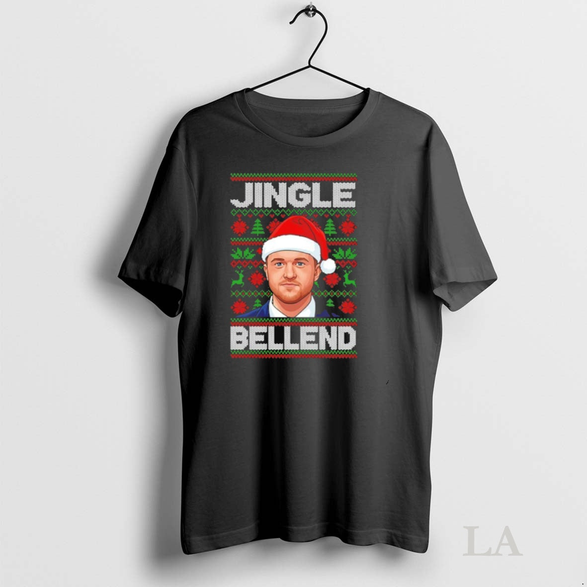Original Tommy Robinson Jingle Bell End Ugly Christmas Sweat Tee Sweater