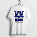 Original Top La Back 2 Back Los Angeles Dodgers