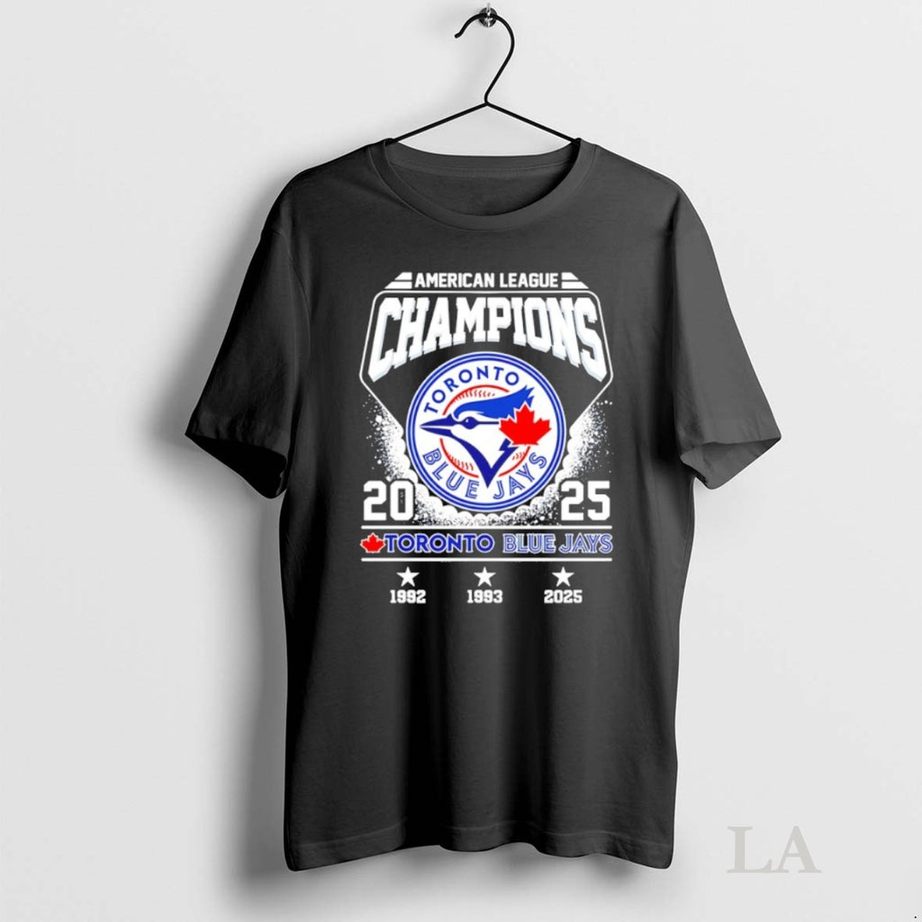 Original Toronto Blue Jays American League Champions 2025 3 Time Tee Sweater