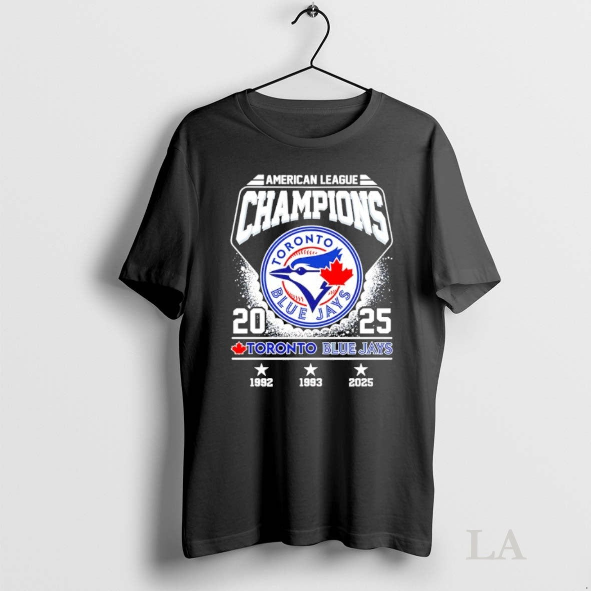 Original Toronto Blue Jays American League Champions 2025 3 Time Tee Sweater