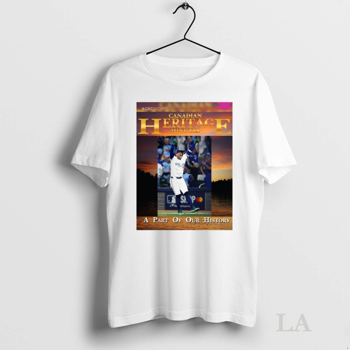 Original Toronto Blue Jays Canadian Heritage Minutes A Part Of Our History Tee Sweater