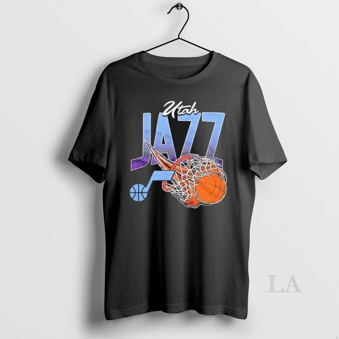 Original Utah Jazz Basketball On Fire
