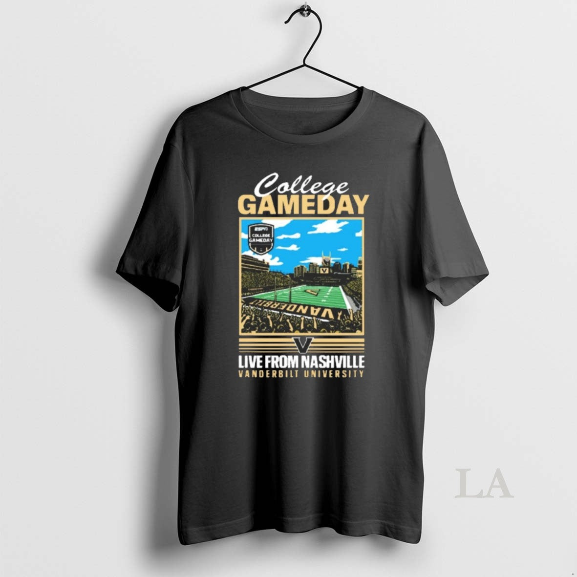 Original Vanderbilt Commodore Espn College Gameday Live From Nashville Vanderbilt University Vintage