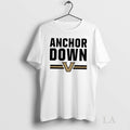 Original Vanderbilt Commodores Anchor Down Logo