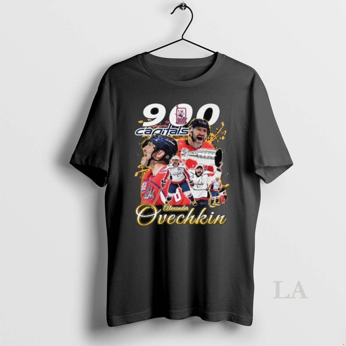 Original Washington Capitals Alexander Ovechkin 900 Goals Long Sleve