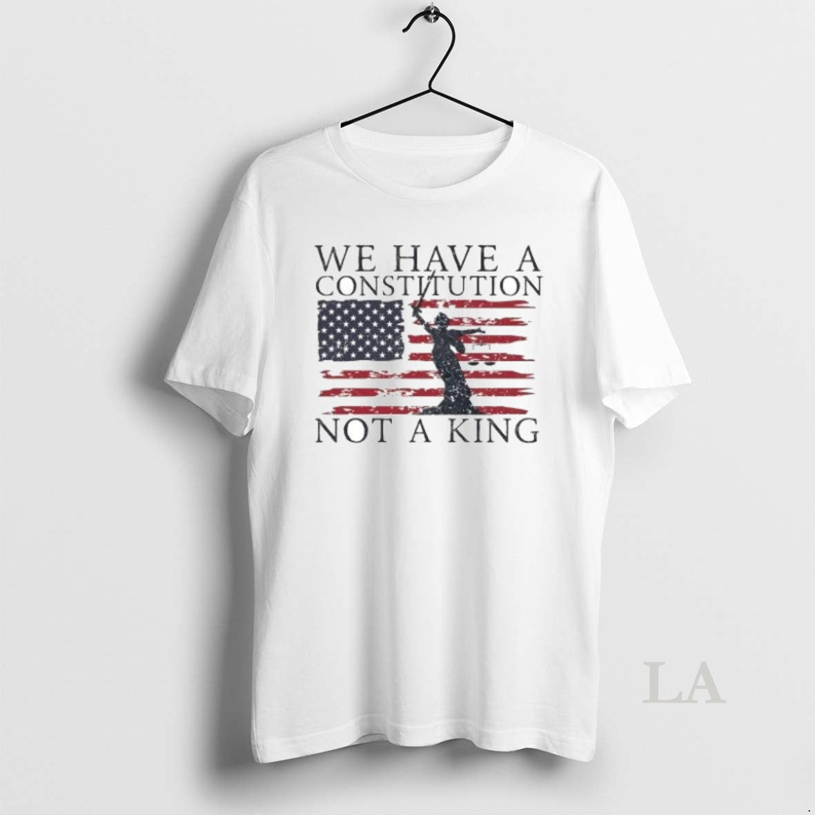 Original We Have A Constitution Not A King Anti Fascist Usa Flag