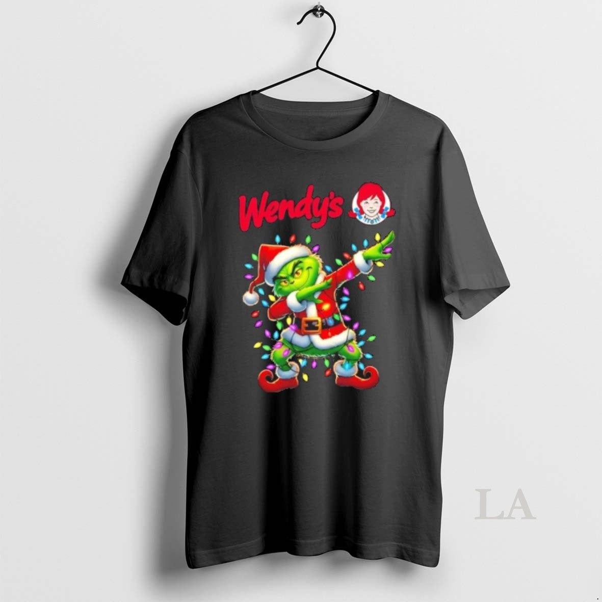 Original Wendys Grinch Dabbing Merry Christmas