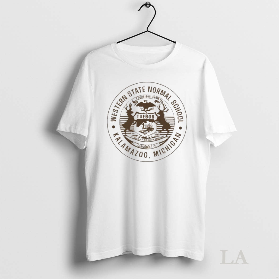 Original Western State Normal School Kalamazoo Michigan Logo Tee Sweater