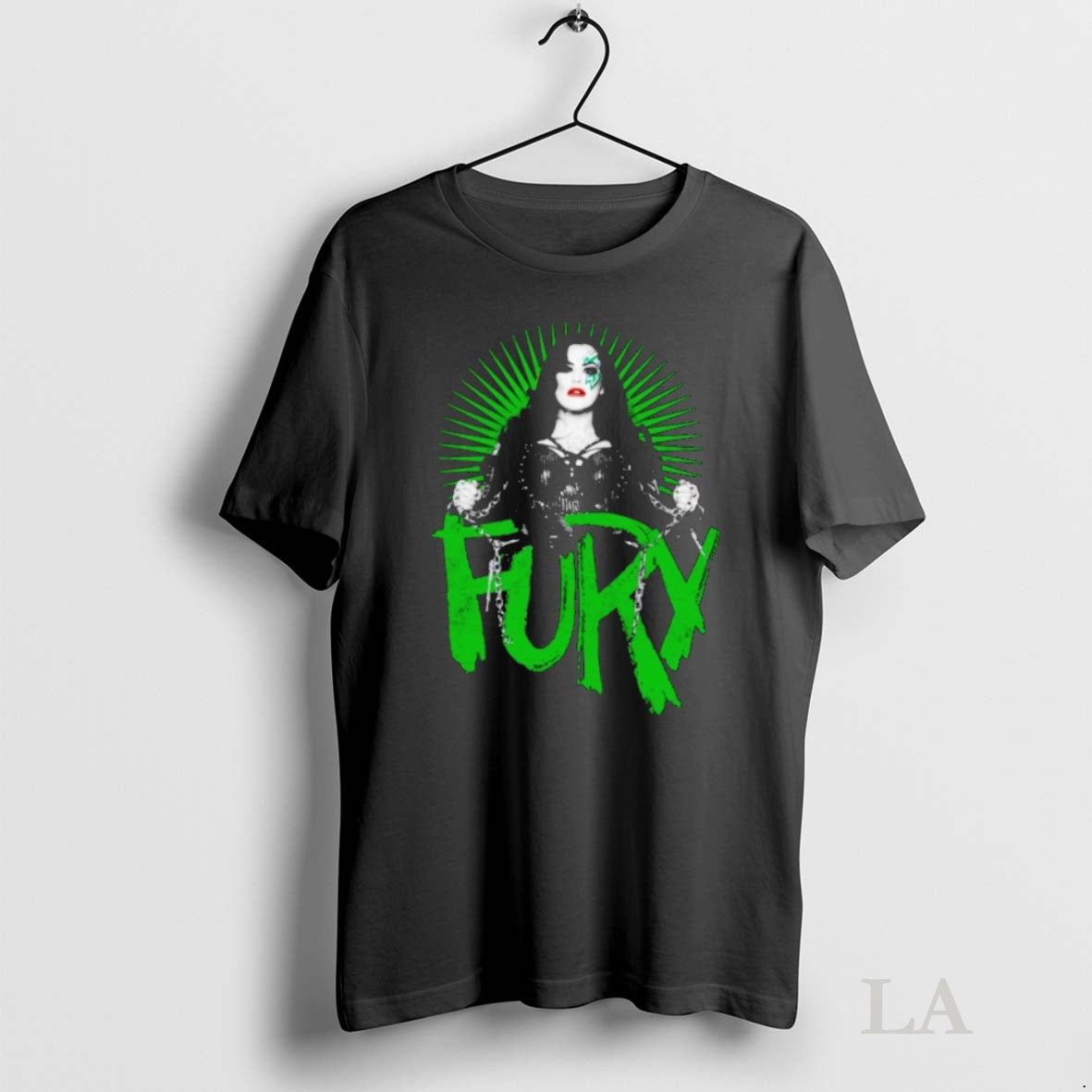 Original Women Of Wrestling Fury Face Tee Sweater