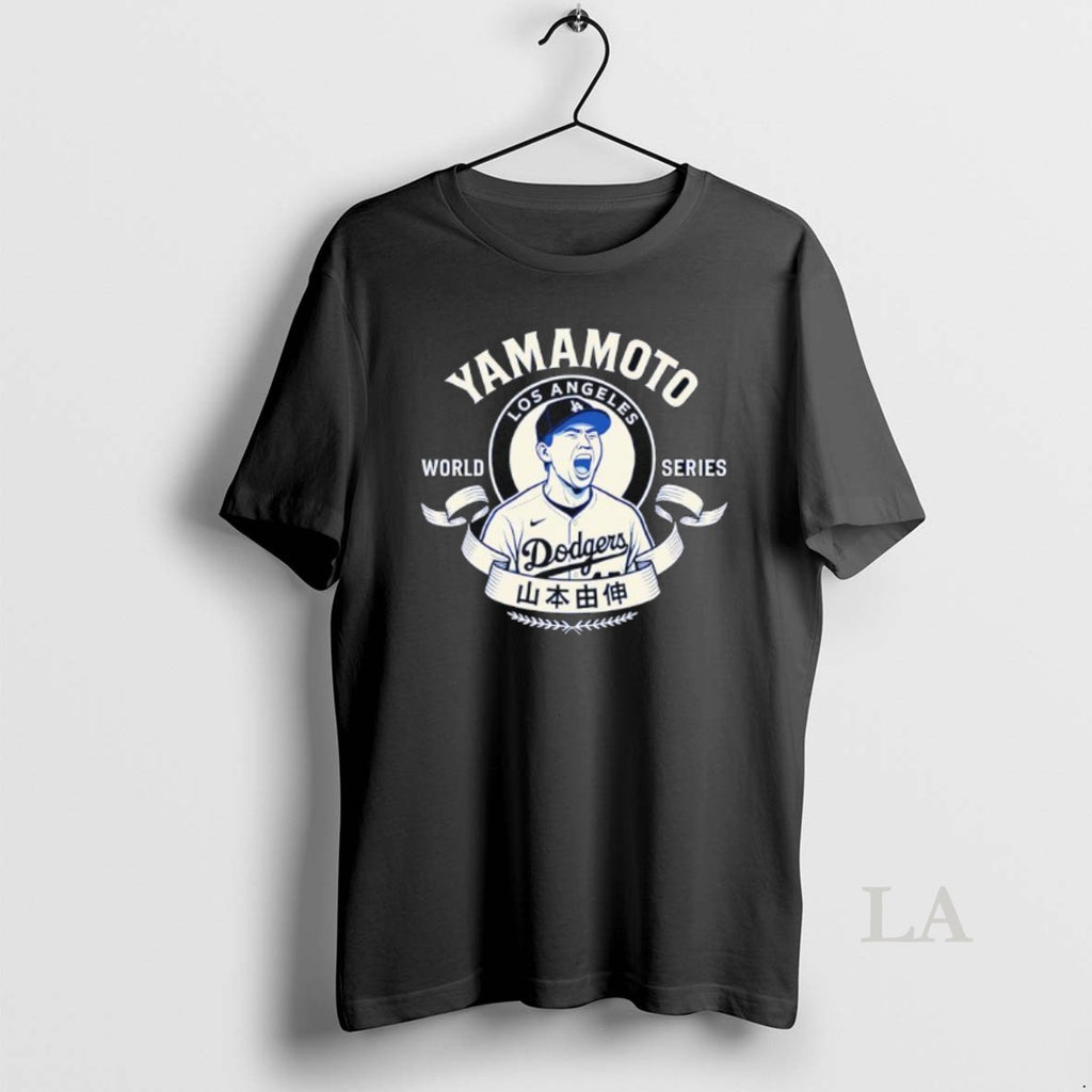 Original Yamamoto Los Angeles Dodgers Munber 17 Local Graphic