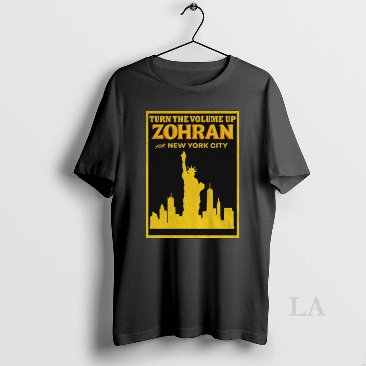 Original Zohran Mamdani Turn The Volume Up Zohran For New York City Statue Of Liberty
