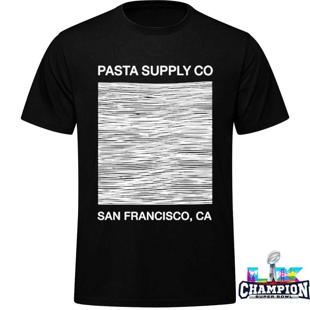 Pasta Supply Co San Francisco Unknown Pleasures Shirt