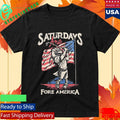 Patriotic Golf Saturdays Are Fore America Shirt