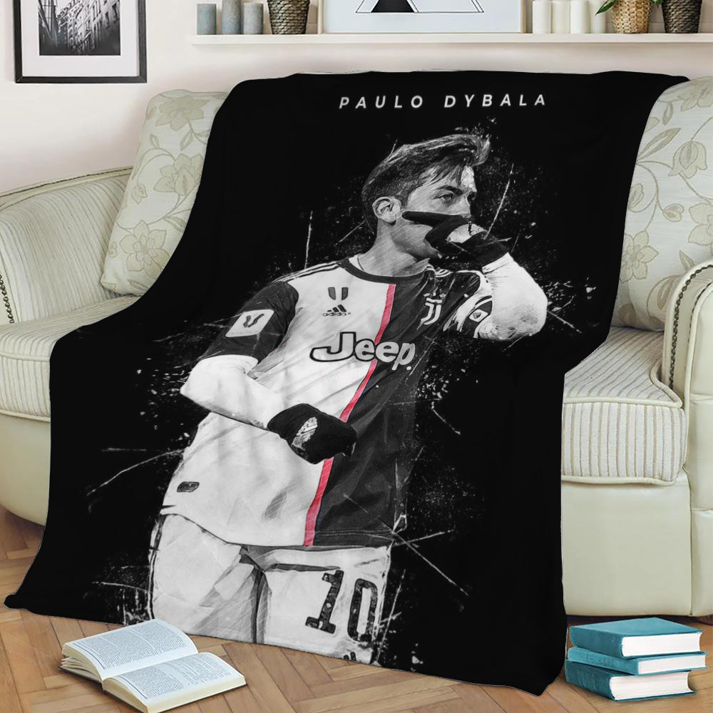 Paulo Dybala Fleece Throw Blanket
