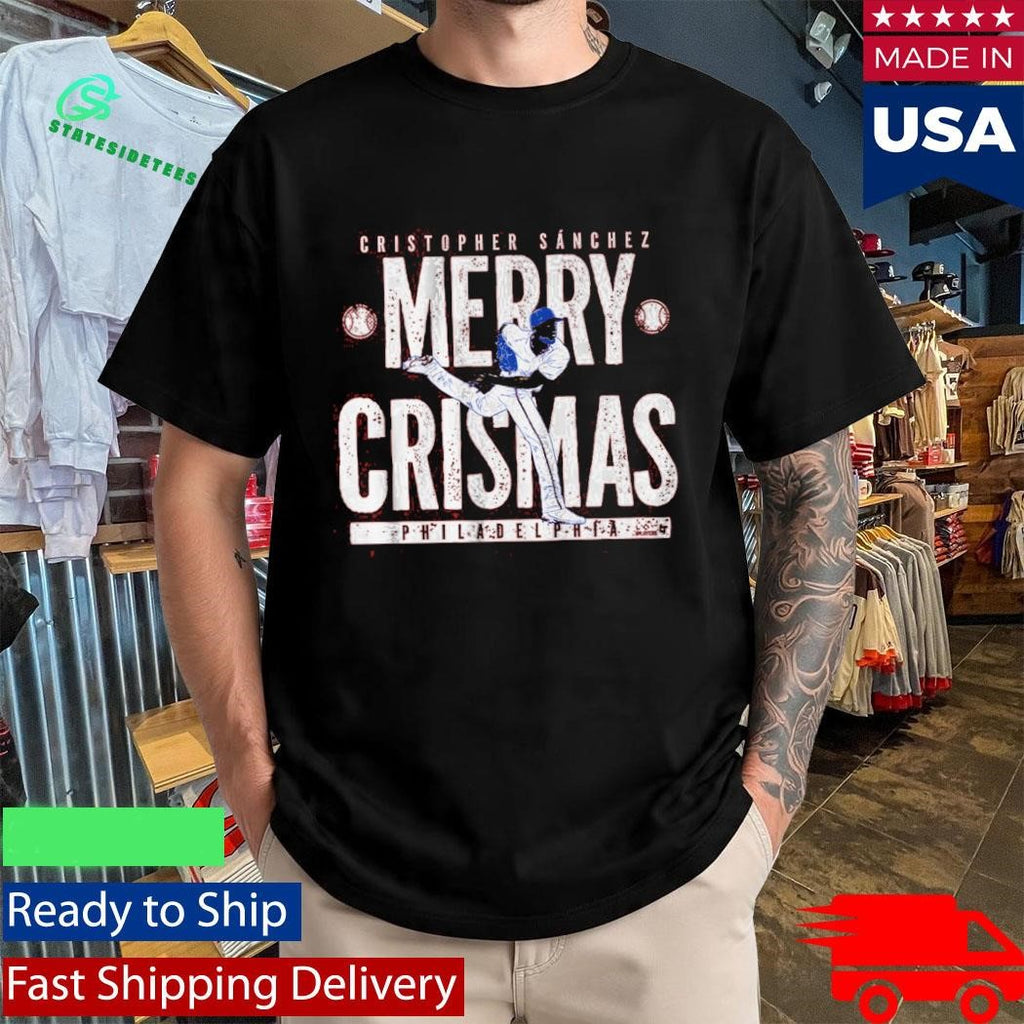 Philadelphia Phillies Cristopher Sanchez Merry Crismas Shirt