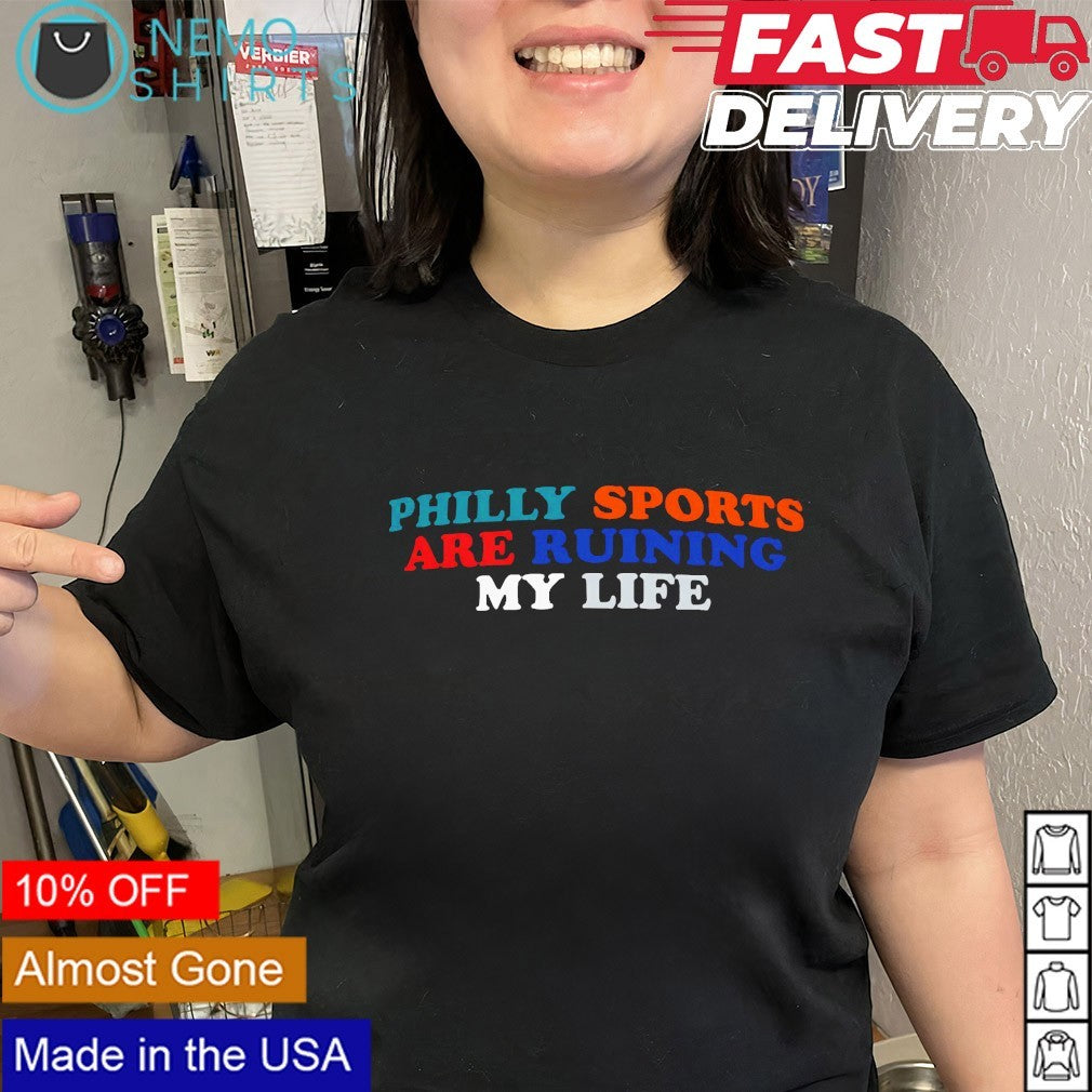 Philly Sixers sports are ruining my life Double Hockey Stix shirt