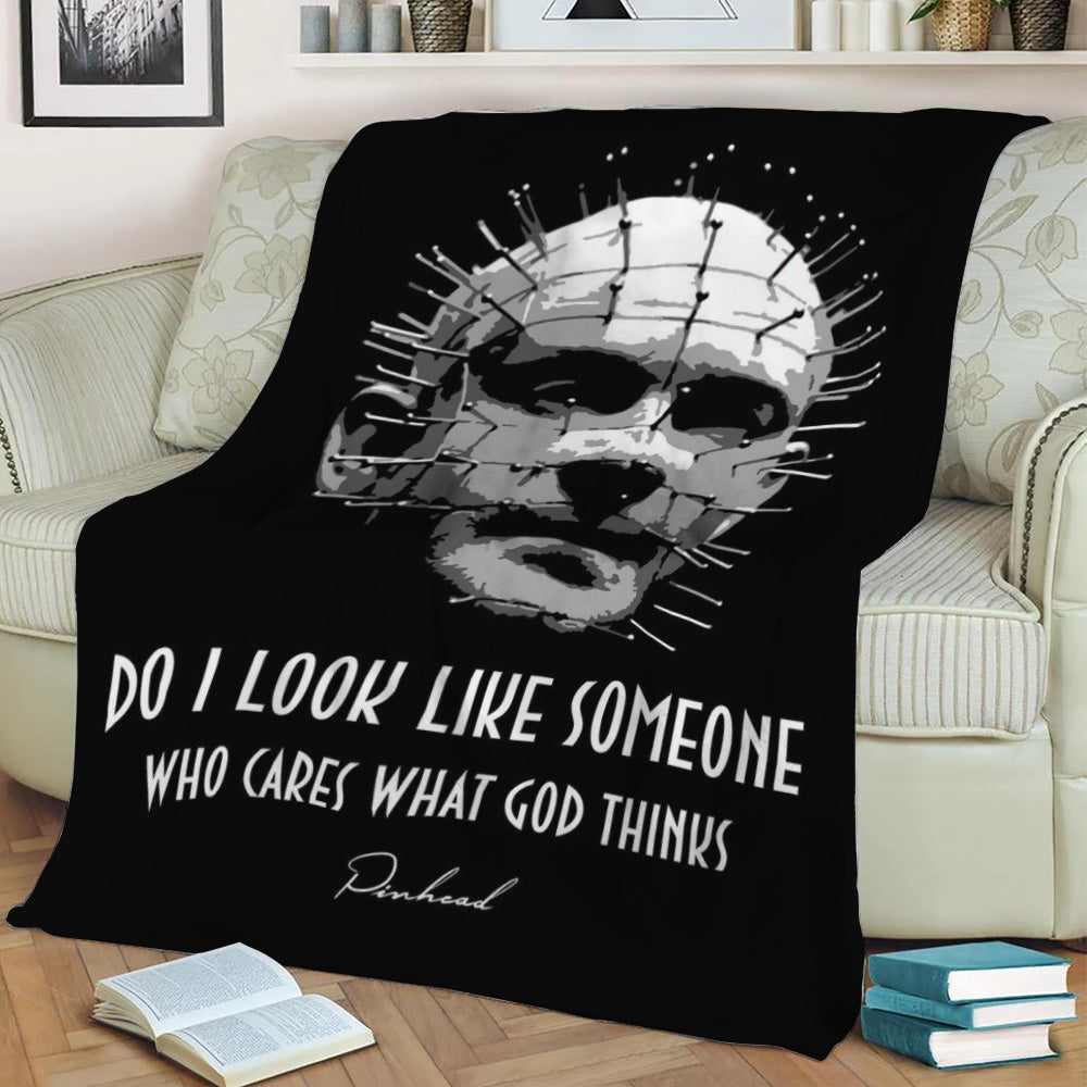 Pinhead Fleece Throw Blanket