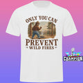 Piss Bear Only You Can Prevent Wildfires Shirt