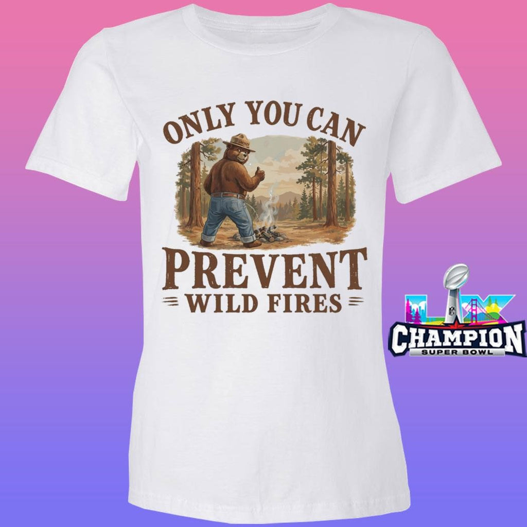 Piss Bear Only You Can Prevent Wildfires Shirt