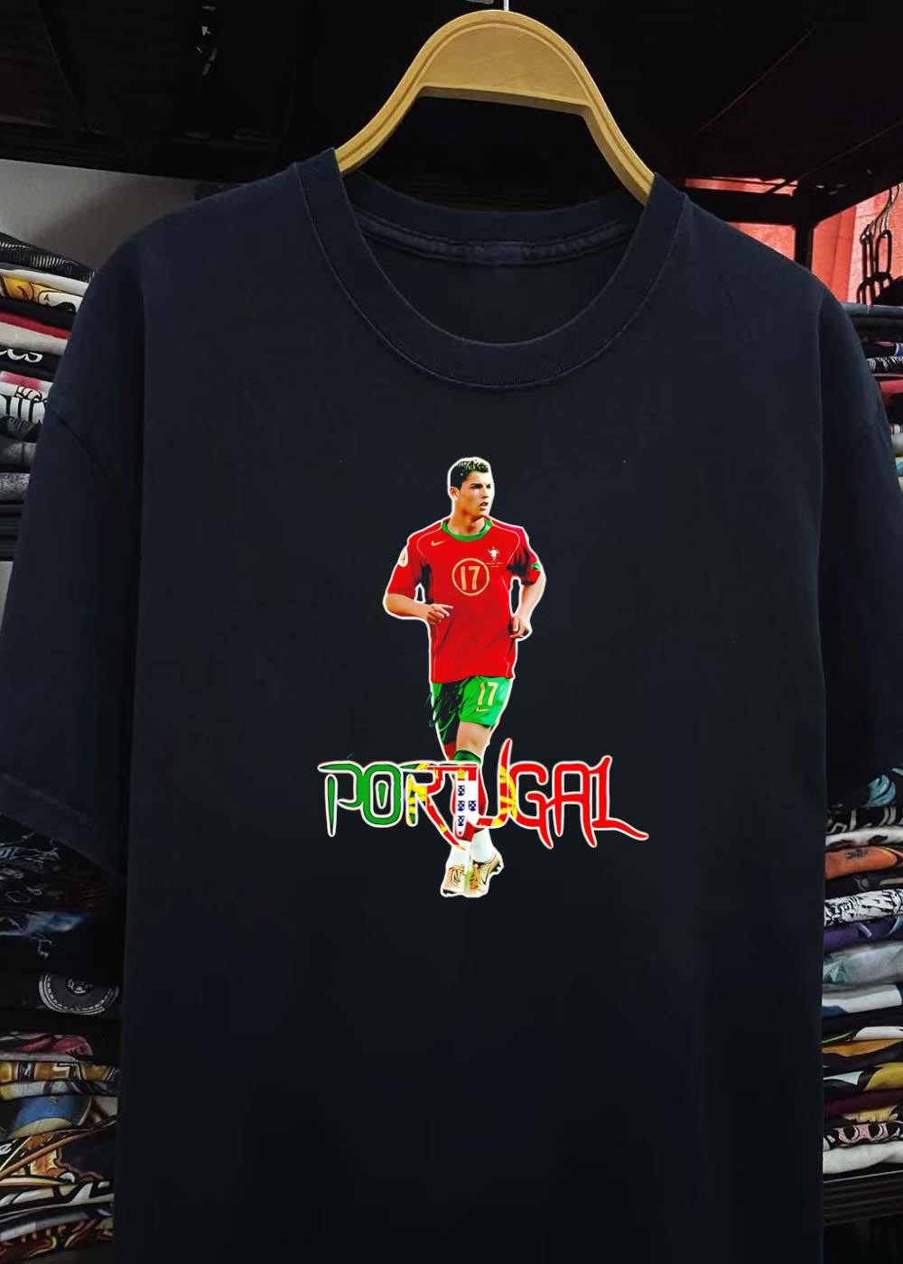 Portugal 17 Cristiano Ronaldo Running Portugal Team Shirt