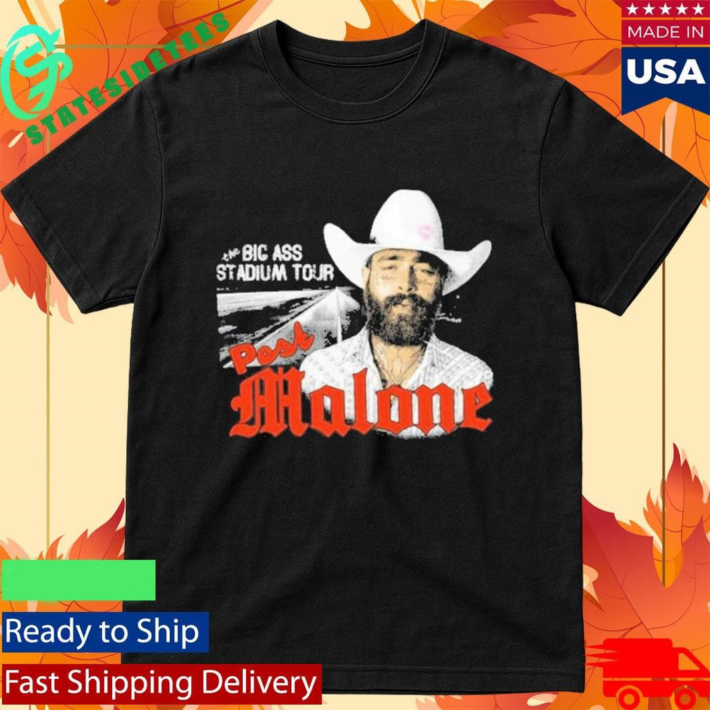 Post Malone Big Ass Stadium Tour Photo Shirt
