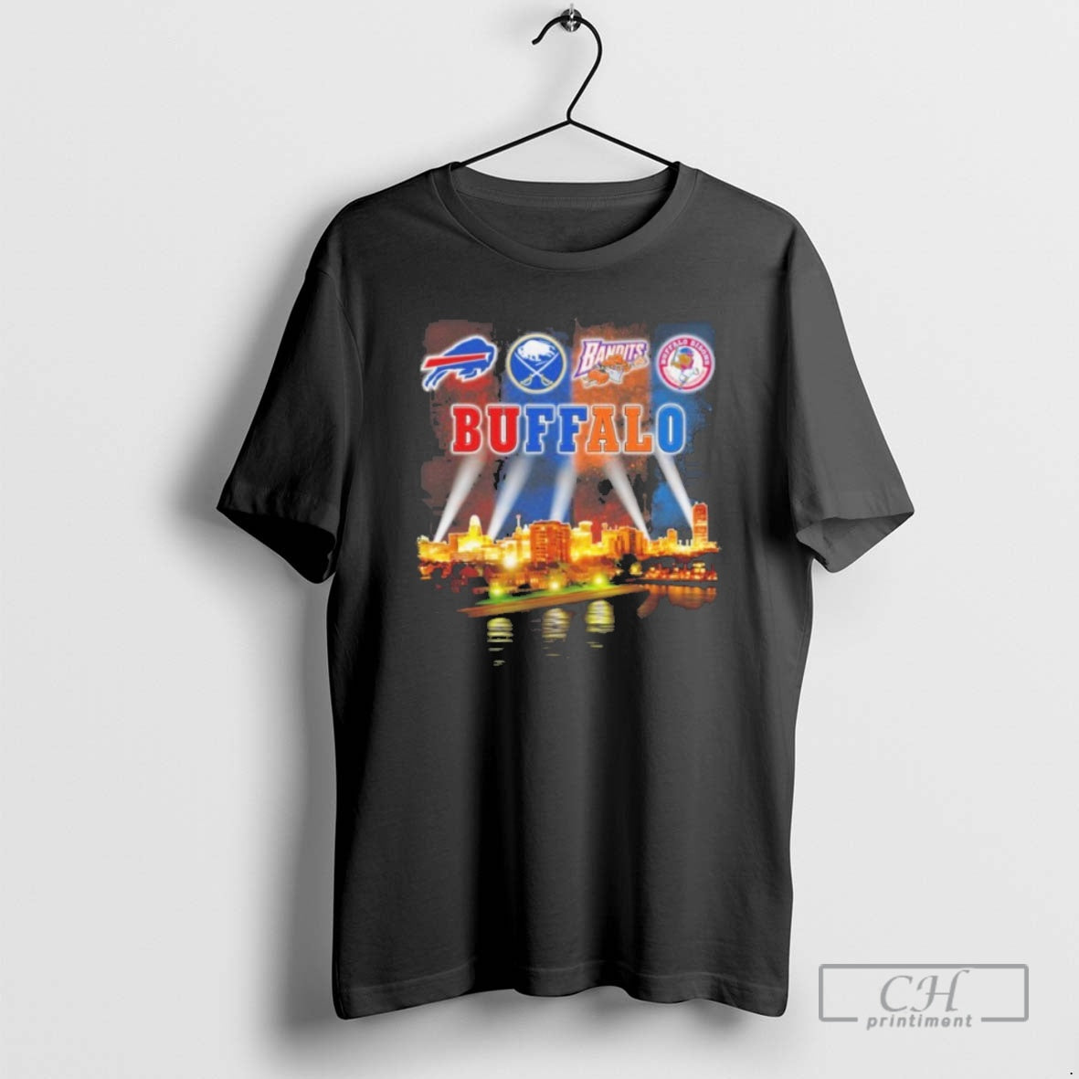 Premium Buffalo Sports Teams Logo Retro City Shirt Sweater
