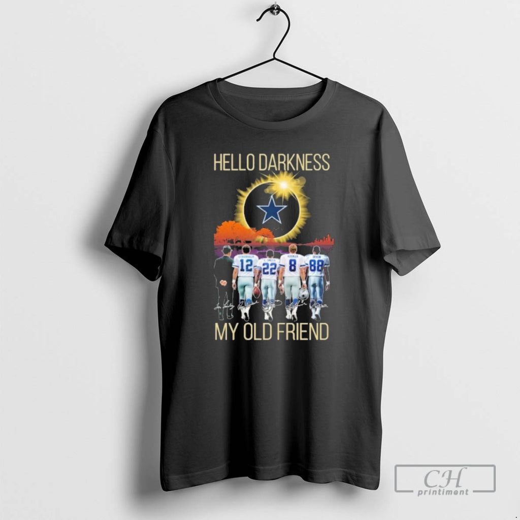 Premium Dallas Cowboys Hello Darkness My Old Friend Shirt Sweater