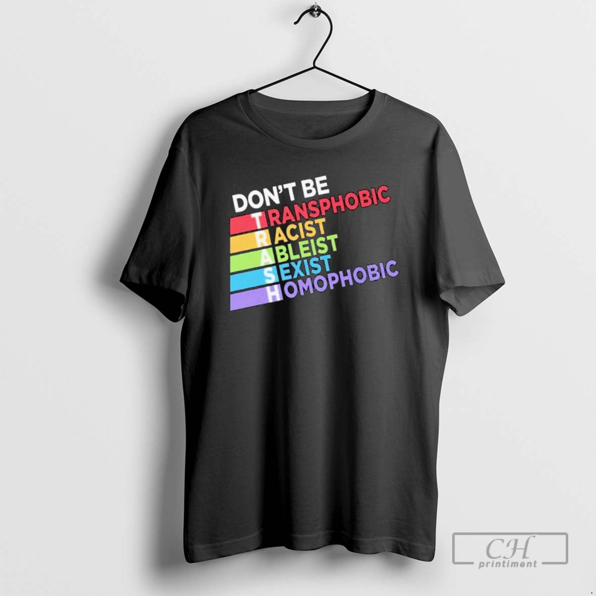 Premium Dont Be Trash Transphobic Racist Ableist Sexist Homophobic Ornaments Shirt Sweater