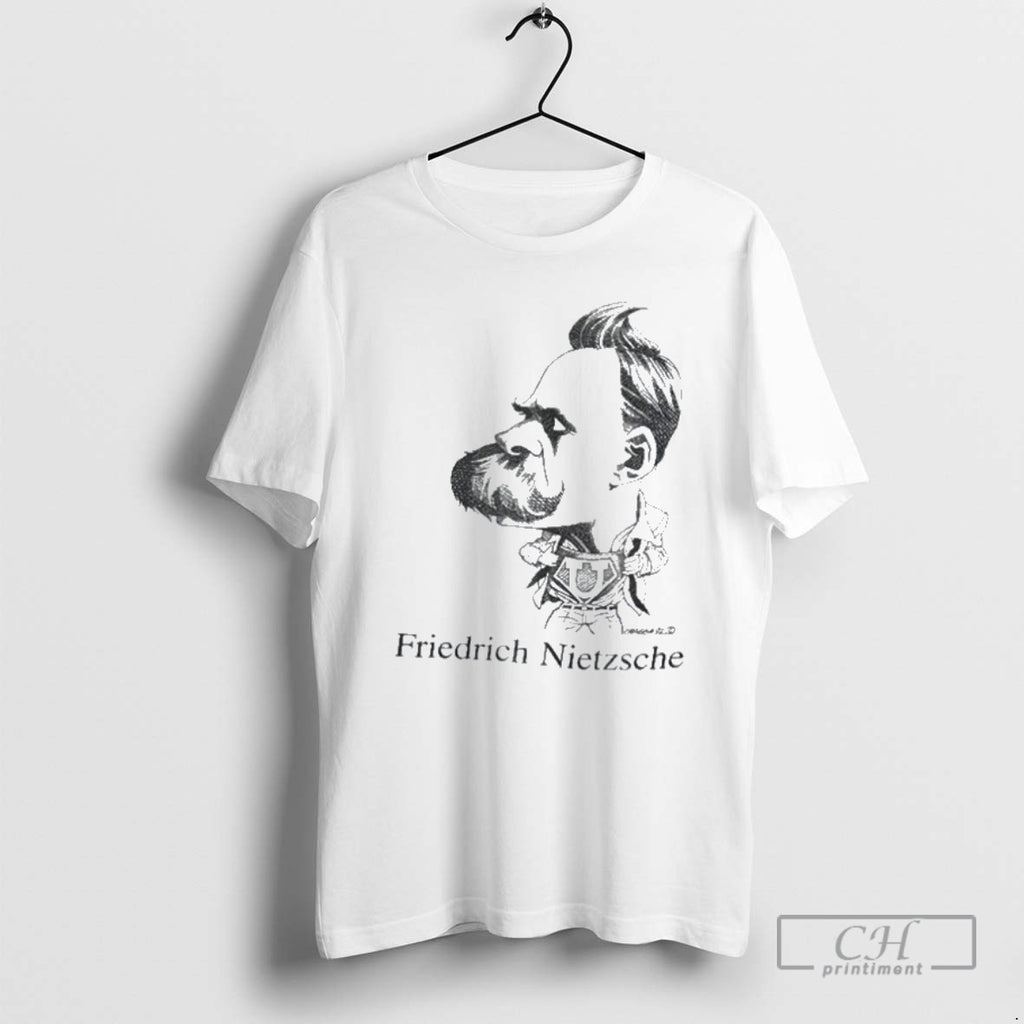 Premium Friedrich Nietzsche Caricature Shirt Sweater