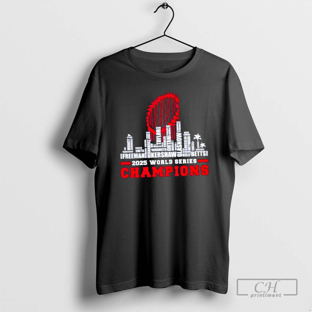 Premium Funny Dodgers 2025 World Series Champions All Team Player Shirt Sweater