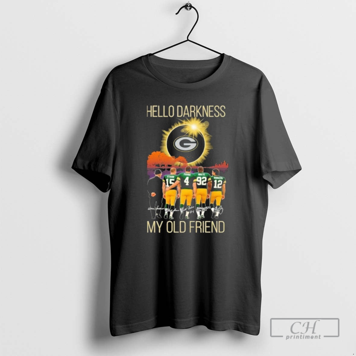 Premium Green Bay Packers Hello Darkness My Old Friend Shirt Sweater