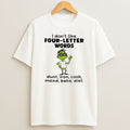 Premium Grinch I Dont Like Four Letter Words Dust Iron Cook Mend Bake Diet Christmas