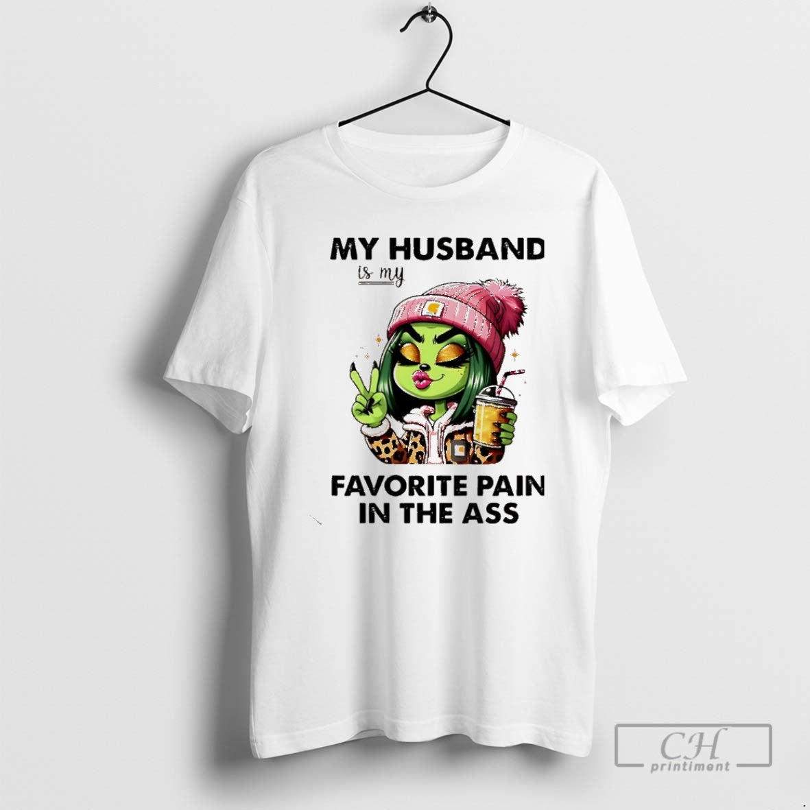 Premium Grinch My Husband Is My Favorite Pain In The Ass Christmas Shirt Sweater