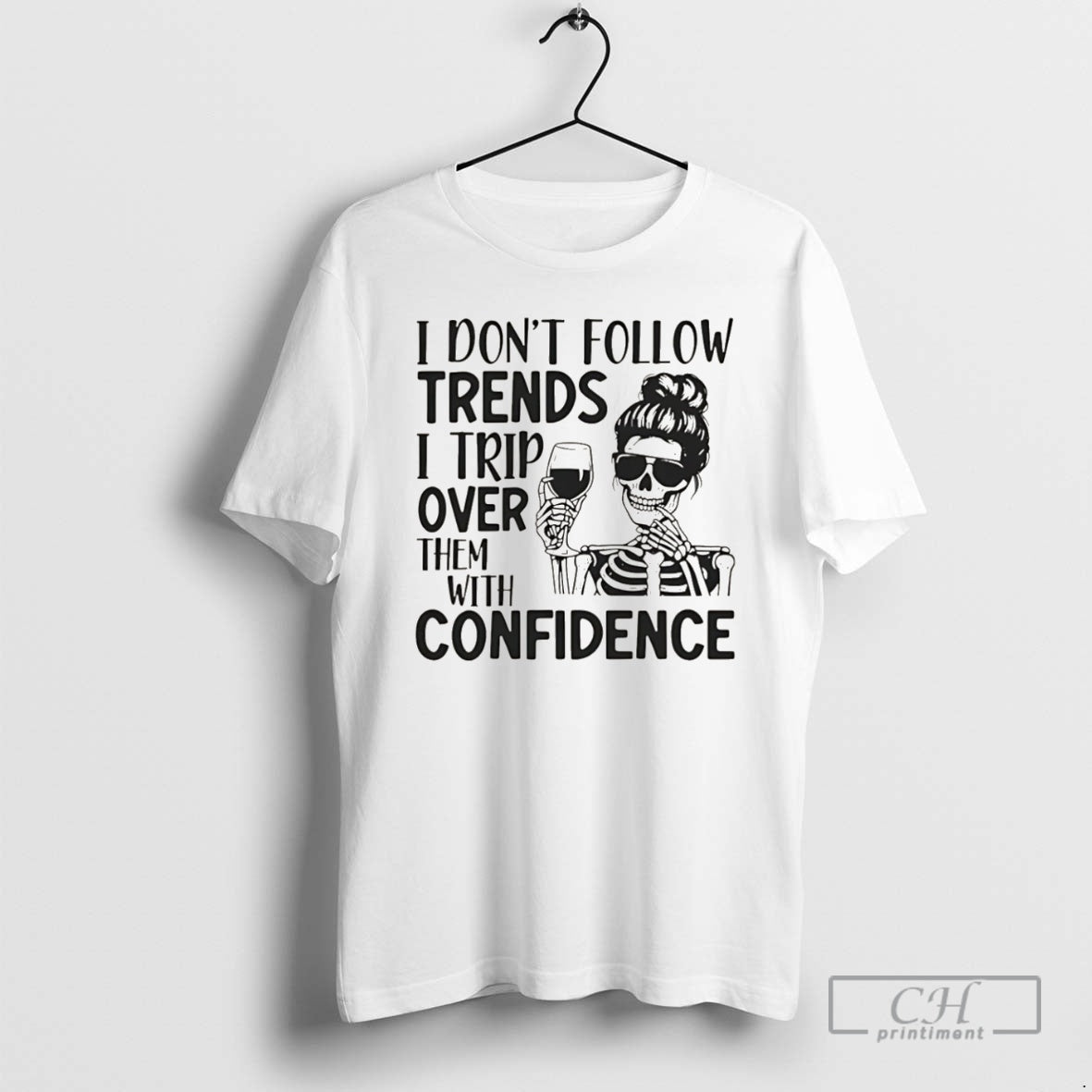 Premium I Dont Follow Trends I Trip Over Them With Wreck Confidence Christmas Shirt Sweater