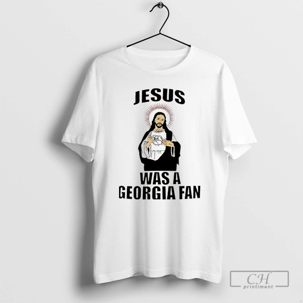 Premium Jesus Was A Georgia Fan Christmas Shirt Sweater