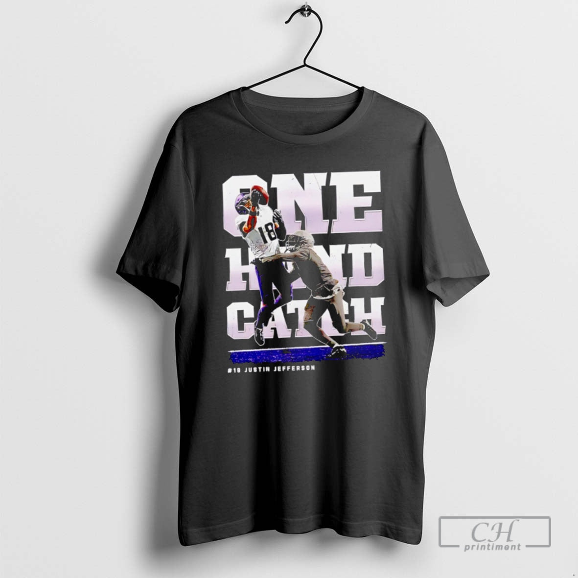 Premium Justin Jefferson Minnesota One Hand Catch Retro Shirt Sweater