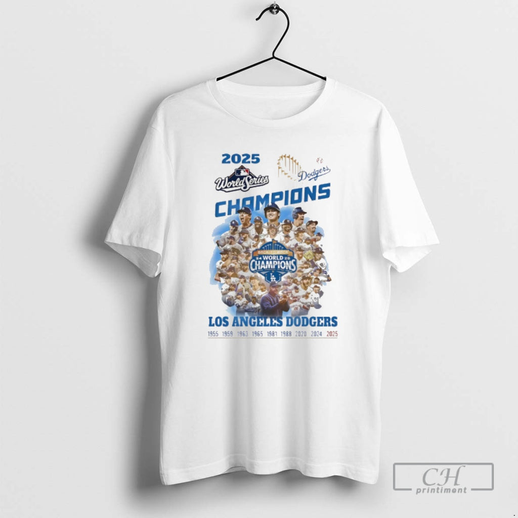 Premium La Dodgers 2025 World Series Champions All Team Shirt Sweater