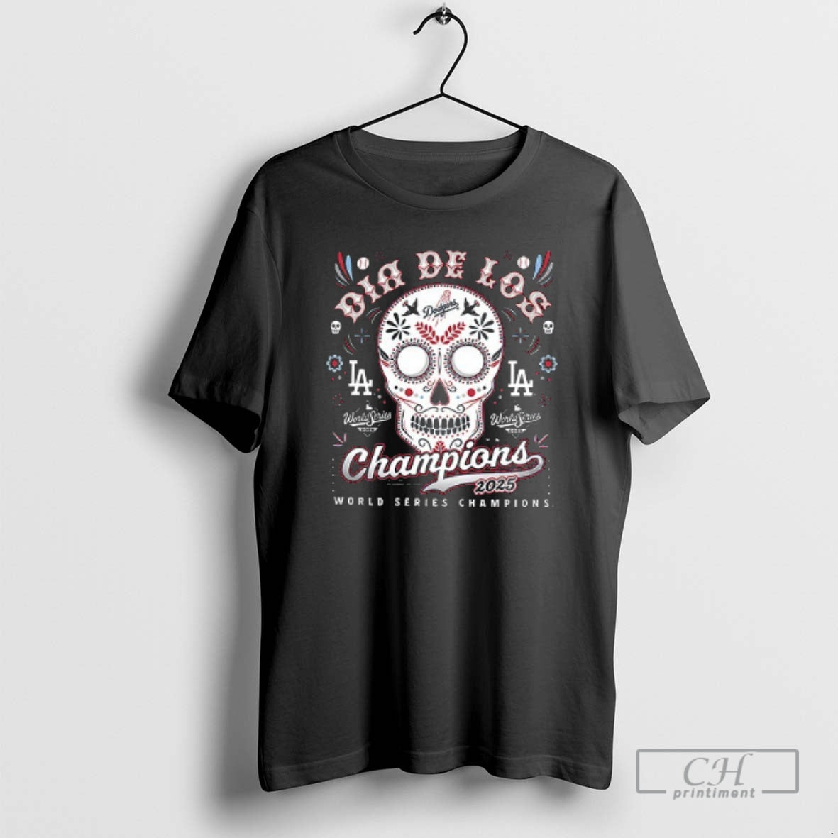 Premium Los Angeles Dodgers 2025 World Series Champions Dia De Los Skull Shirt Sweater