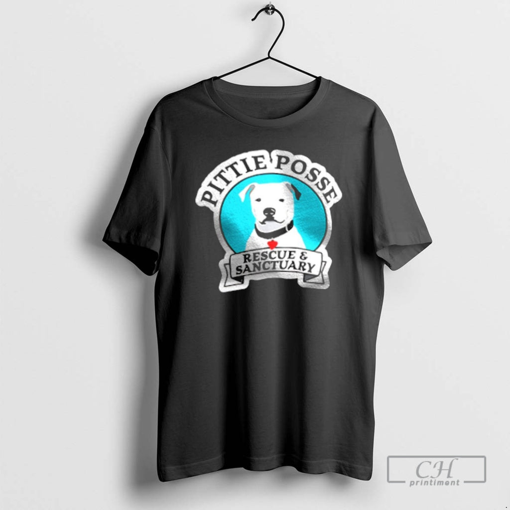 Premium Pittie Posse Rescue And Sanctuary Shirt Sweater