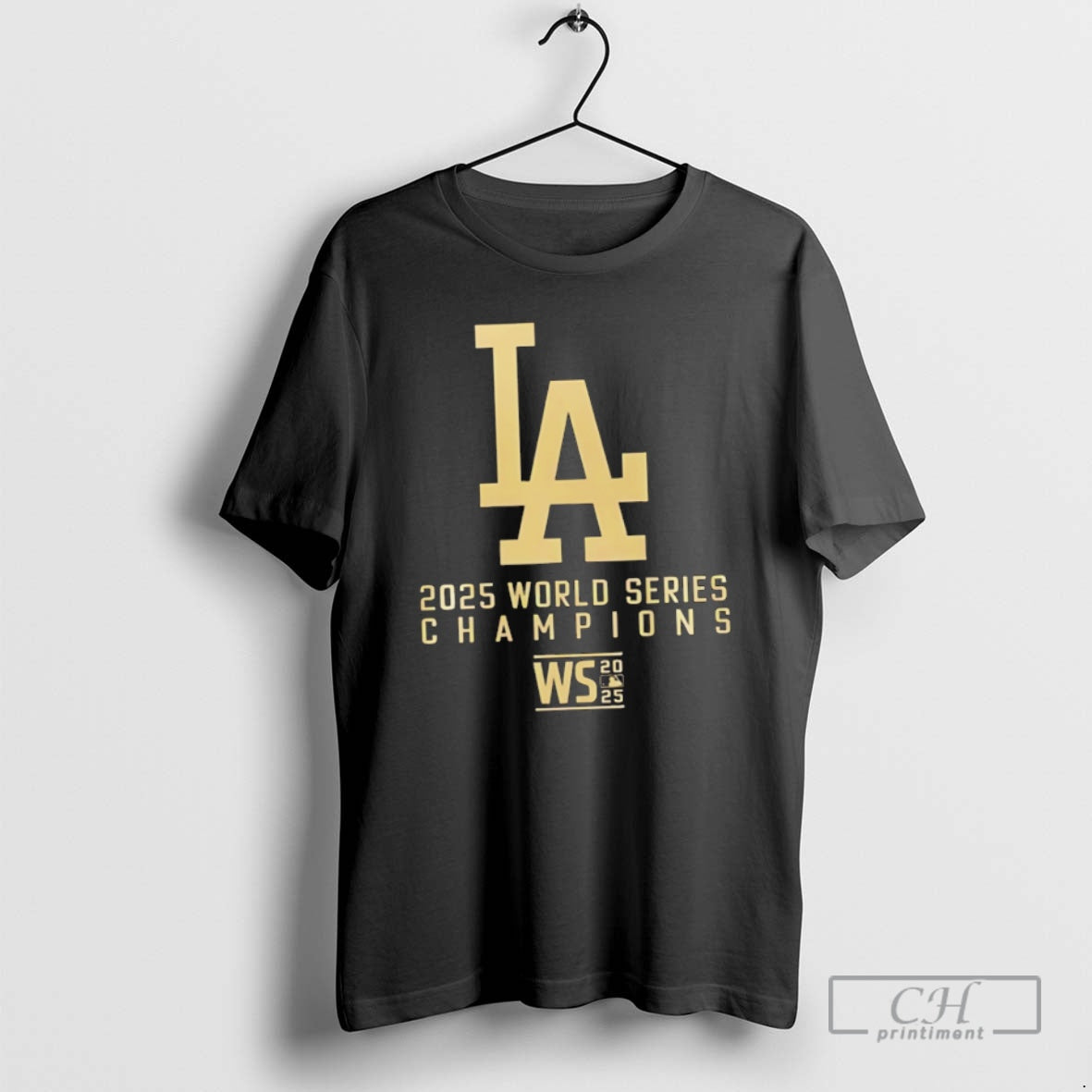 Premium Premium Los Angeles Dodgers 2024 2025 9 Time World Series Champions Black Shirt Sweater