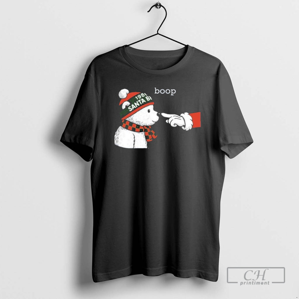 Premium Santa Bear Boop Minnesota Christmas Shirt Sweater
